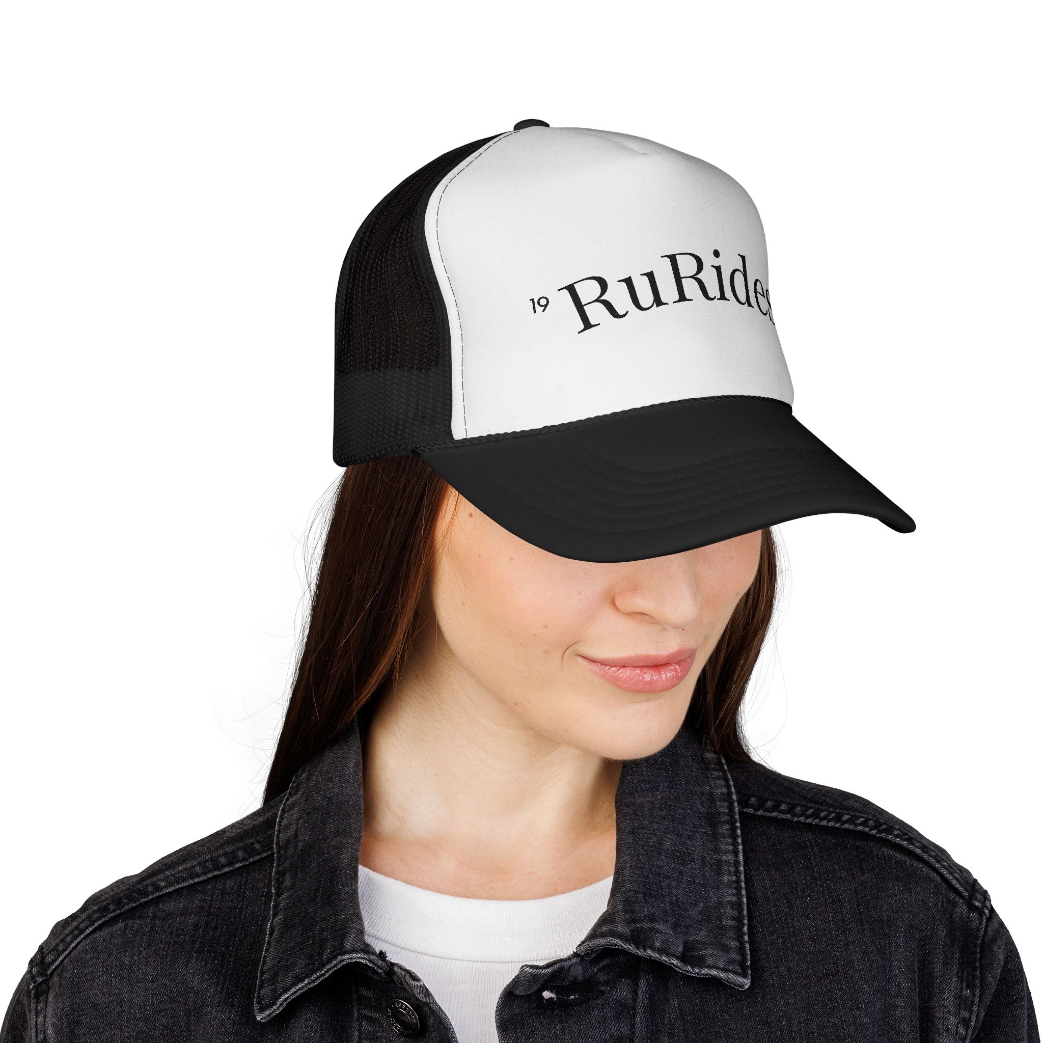 Vintage RuRides Trucker Cap - Retro Style, Unisex Hat for Outdoor Adventures, Gift for Him/Her, Summer Road Trip Accessory, Cool Streetwear