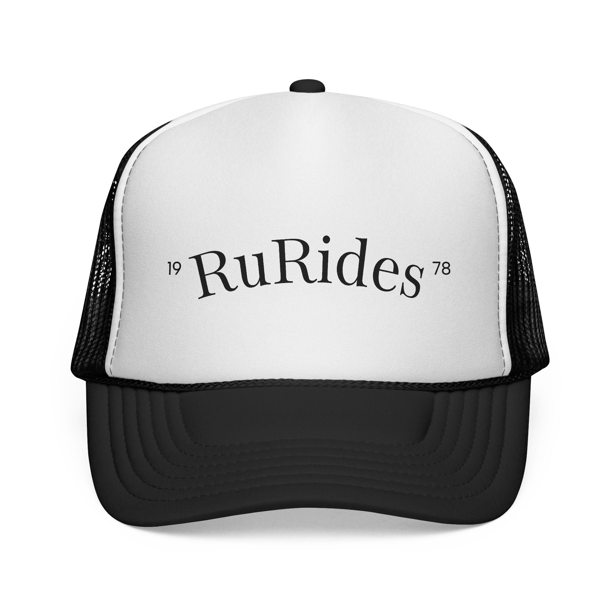Vintage RuRides Trucker Cap - Retro Style, Unisex Hat for Outdoor Adventures, Gift for Him/Her, Summer Road Trip Accessory, Cool Streetwear