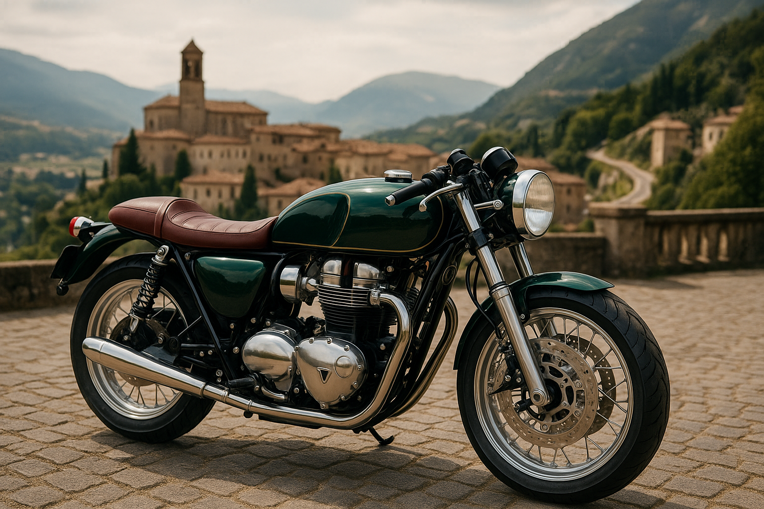 cool european motorbike graohic